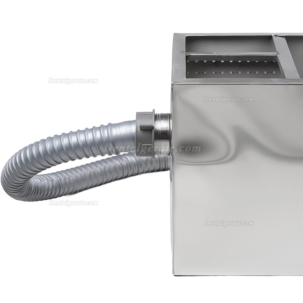 Dental Gipsabscheider / Sedimentationsbeh&auml;lter aus Edelstahl mit 5-stufiger Filtration